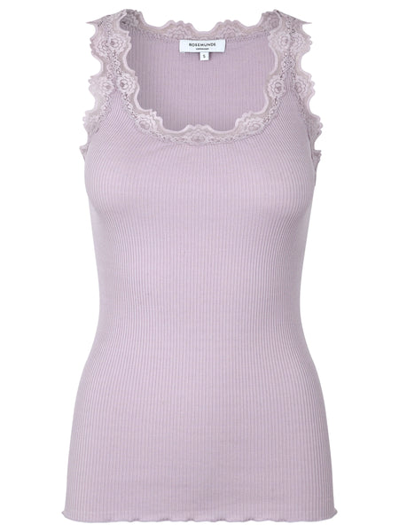 002 Rosemunde Camisole longue dentelle dans le haut