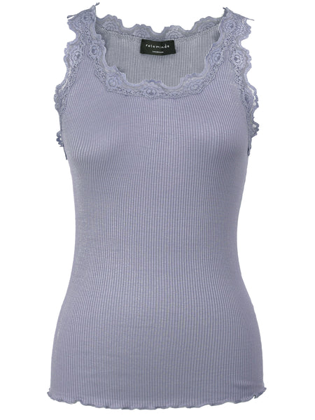 002 Rosemunde Camisole longue dentelle dans le haut