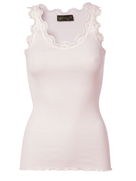 002 Rosemunde Camisole longue dentelle dans le haut