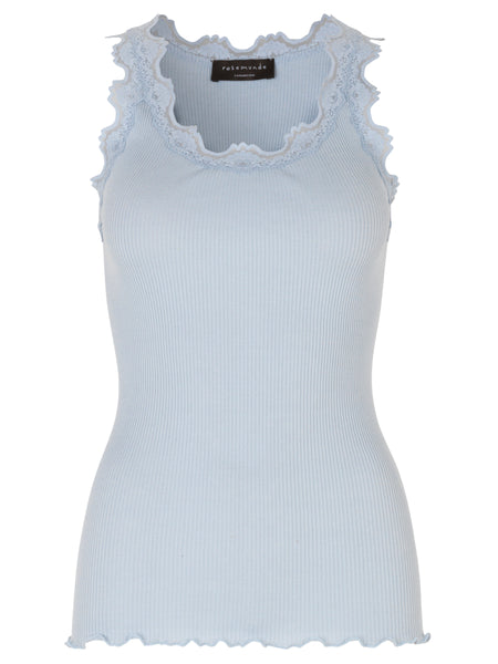 002 Rosemunde Camisole longue dentelle dans le haut