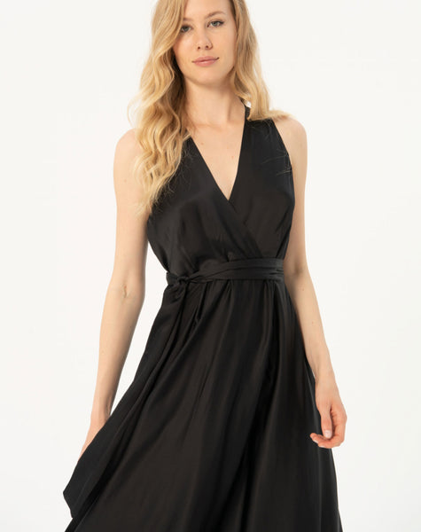 697314 Surkana robe longue satin