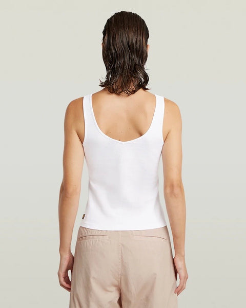 329715 G-STAR camisole Asymmetrical Zip Slim Tank