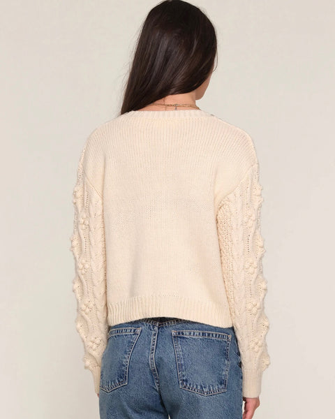 390625 Heartloom cardigan Tana crème