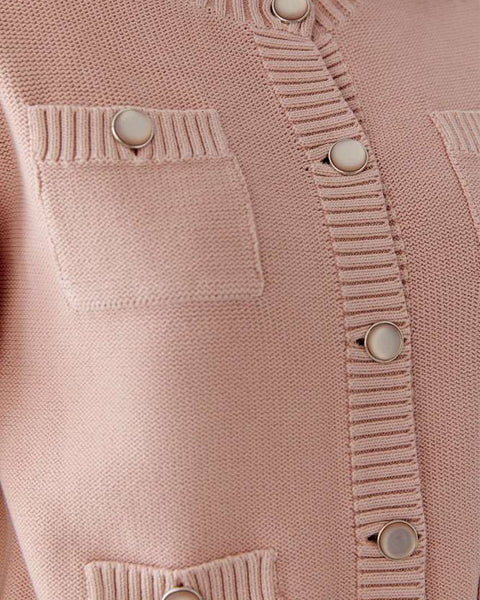 345216 Oui cardigan rose