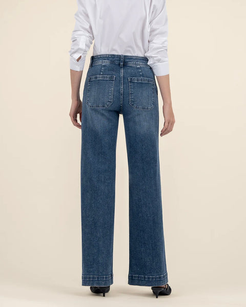 317815 KUT jean High Rise Wide Leg