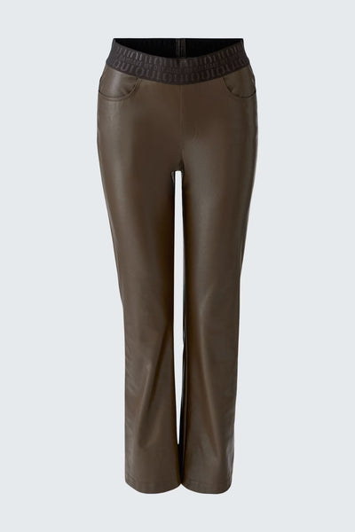 412626 Oui pantalon cuir végan