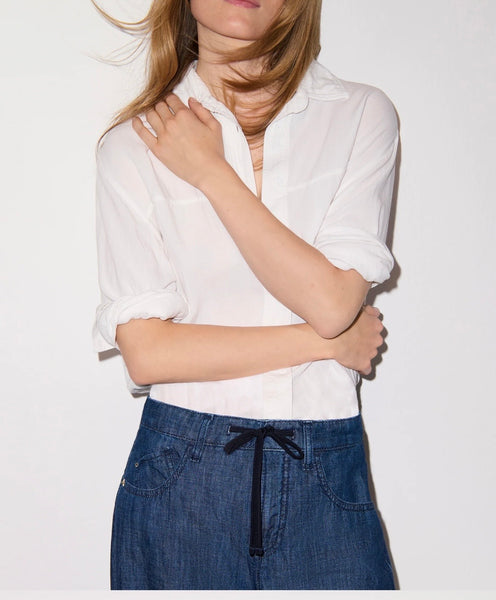 388916 BAGGY jean fluide bleu