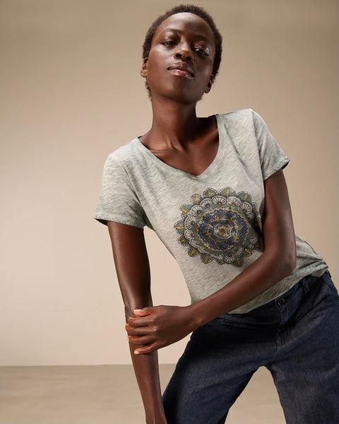 393126 t-shirt graphique coton bio
