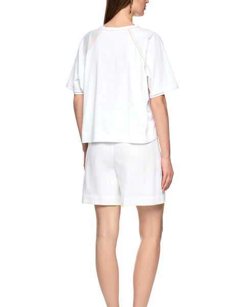 390916 Marc Cain t-shirt brodé