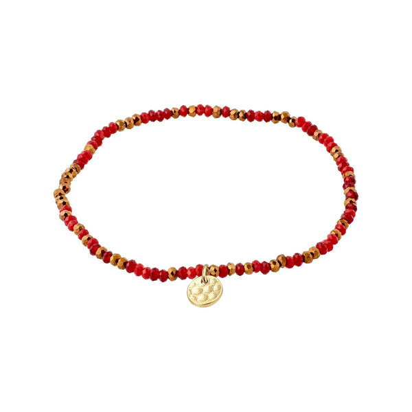 699414 Pilgrim bracelet fin cristaux colorés