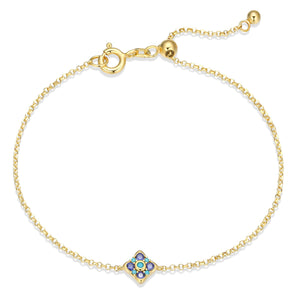 287415 Reign bracelet or breloque bleue