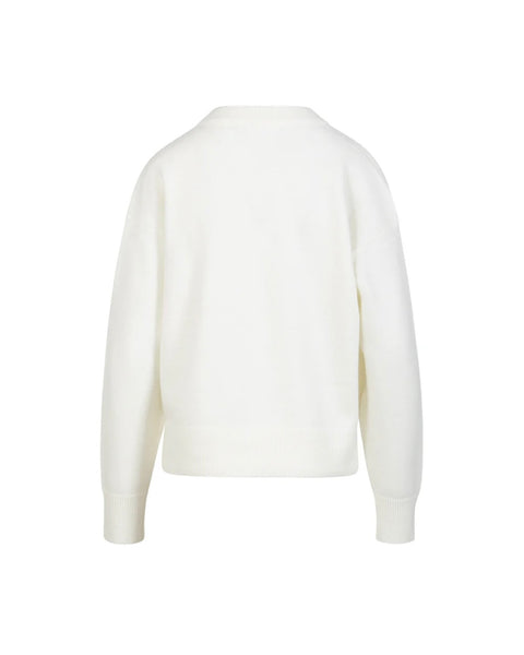 363225 Coster tricot col rond ivoire