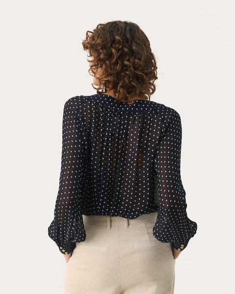 213024 PartTwo blouse avec petit pois