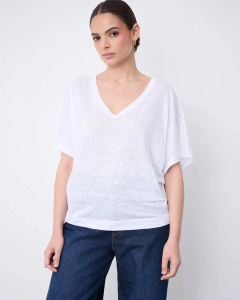 366616 T-shirt en lin ample