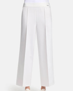 266015 Cambio pantalon droit fluide à taille élastique