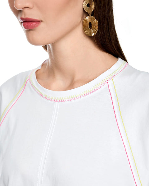 390916 Marc Cain t-shirt brodé