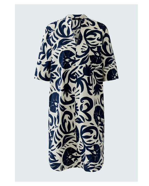 383616 Oui robe imprimée