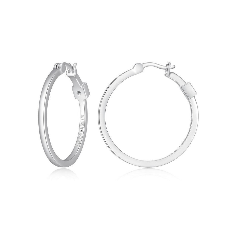374825 Elle boucle d’oreille anneaux épais 28 mm HOOP