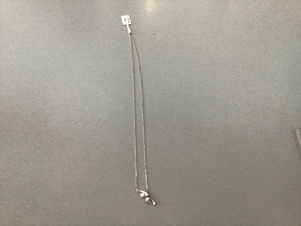 403626 chaîne longue avec pendentif avec perles
