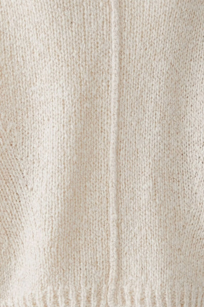409926 Oui chandail beige en laine et mohair