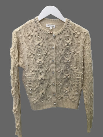390625 Heartloom cardigan Tana crème