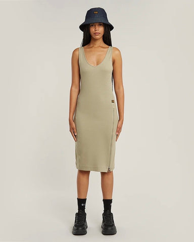 329815 G-STAR robe asymétrique zip