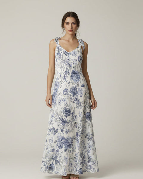 356716 PISTACHE Robe soleil imprimée
