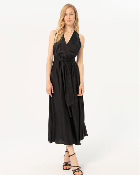 697314 Surkana robe longue satin