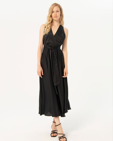 697314 Surkana robe longue satin