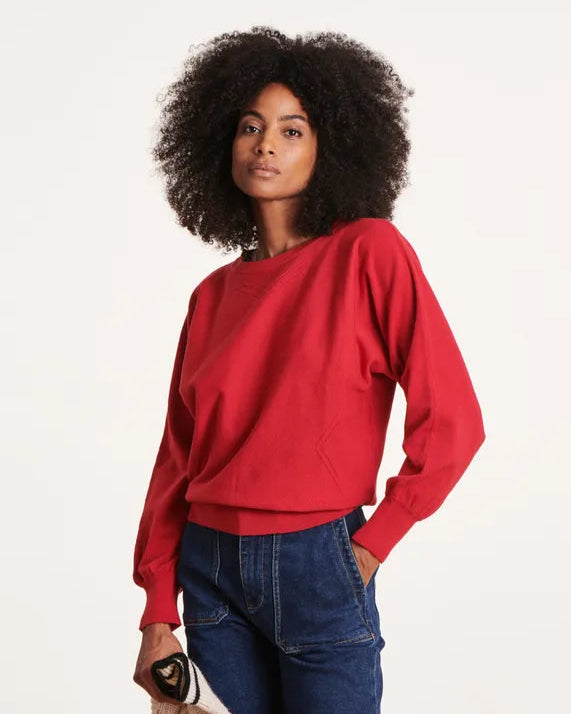 256924 La Fée tricot fin rouge