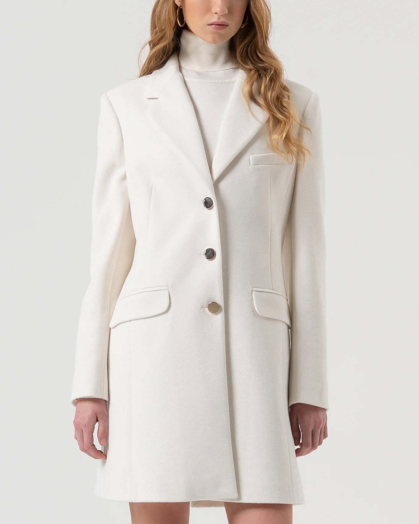 367725 Fracomina manteau crème