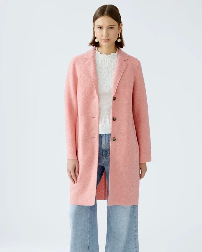 288615 Oui manteau long  laine vierge