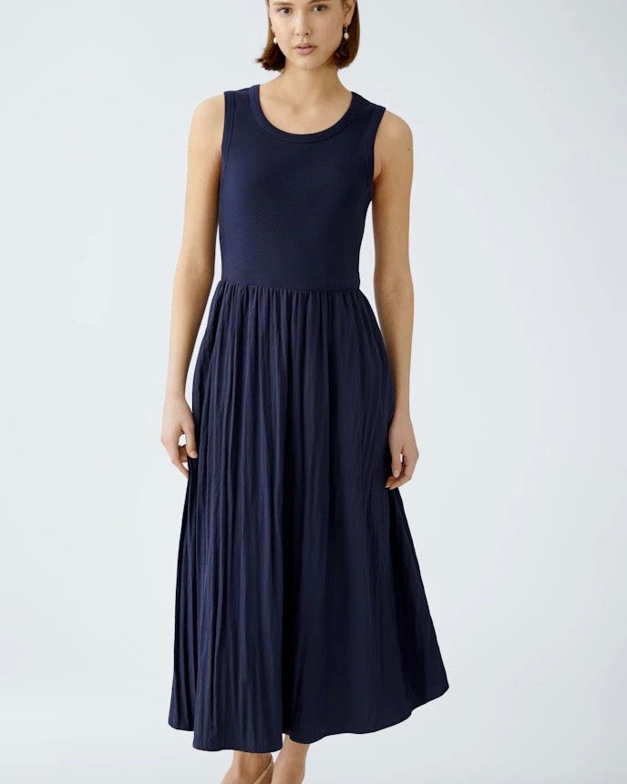 274615 Oui Robe longue marine