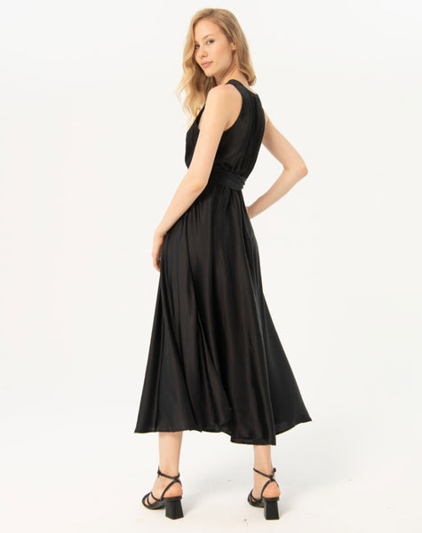 697314 Surkana robe longue satin