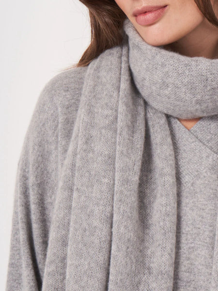 204424 Repeat grand foulard 100% cachemire