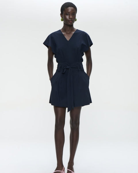 392816 short Yana noir évasé