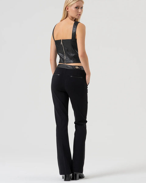 367825 Fracomina pantalon bootcut flare