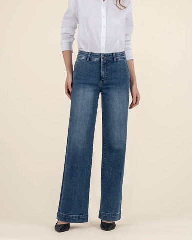 317815 KUT jean High Rise Wide Leg