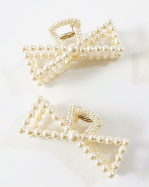 395225 L’Actuel pince à cheveux moyennes boucle de perle