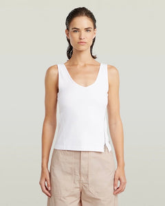 329715 G-STAR camisole Asymmetrical Zip Slim Tank