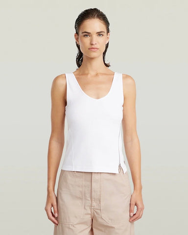 329715 G-STAR camisole Asymmetrical Zip Slim Tank