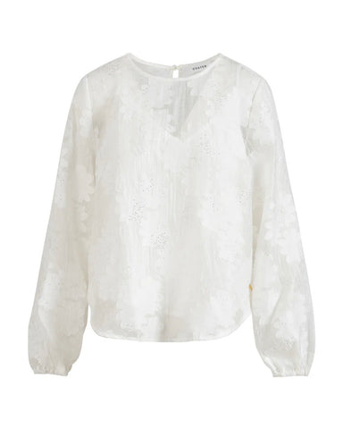 295715 Coster Blouse fleurs manches ballons