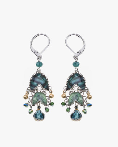 378125 AYALA BAR  Boucles d'oreilles vert