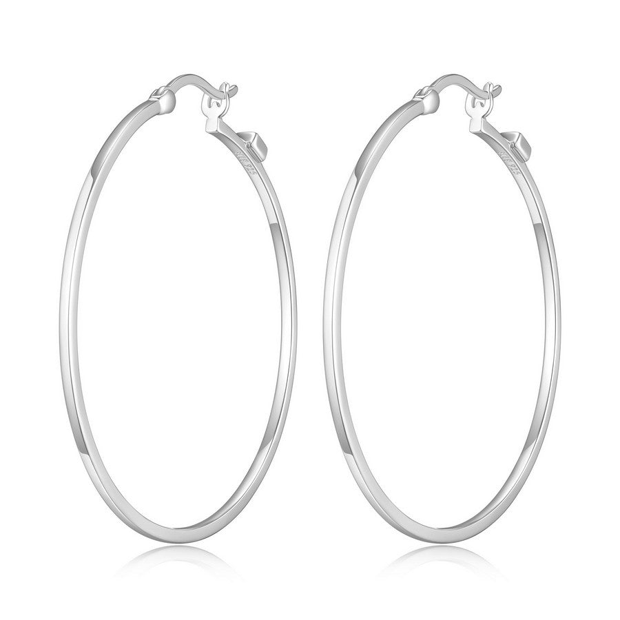 374725 Elle boucle d’oreille anneaux 45 mm HOOP