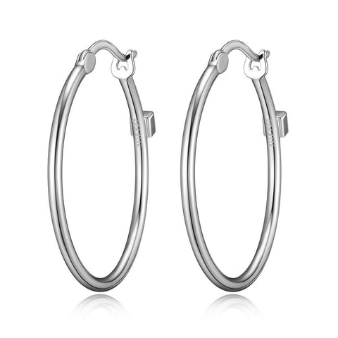 374625 Elle boucle d’oreille anneaux 30mm HOOP