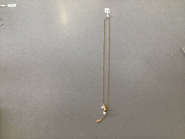 403626 chaîne longue avec pendentif avec perles
