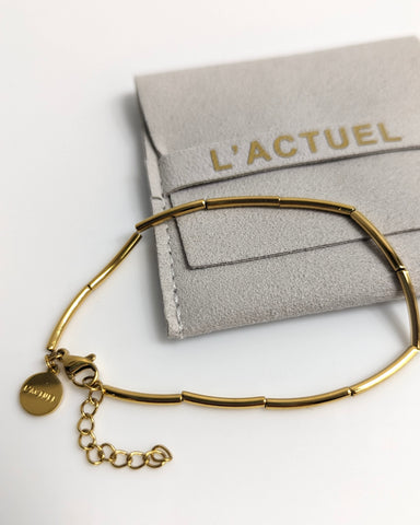 649614 L’ACTUEL bracelet tiges fines or
