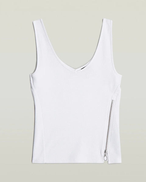 329715 G-STAR camisole Asymmetrical Zip Slim Tank