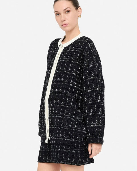 367125 LiuJo Veste surdimensionnée Black Métal Fantasy