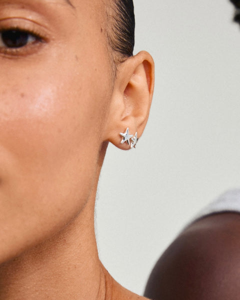 387925 Pilgrim boucles d’oreilles étoiles ANDRÉ